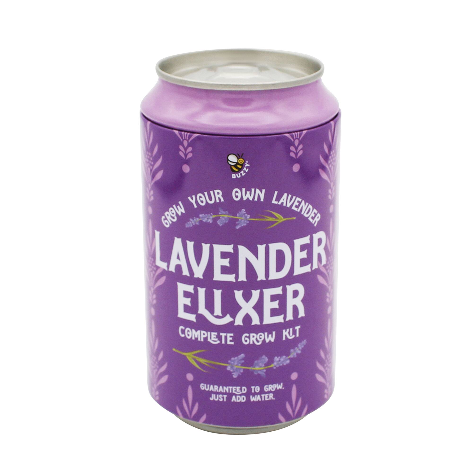 Buzzy® Lavender Soda Can Complete Grow Kit